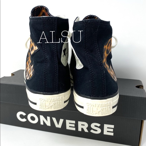 🌿Sale🌿 Converse Ctas Canvas High Top Black Egret Women’s Size 6.5 164673C - Picture 4 of 9